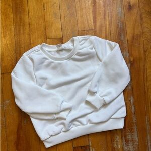 Classic White kids Sweater